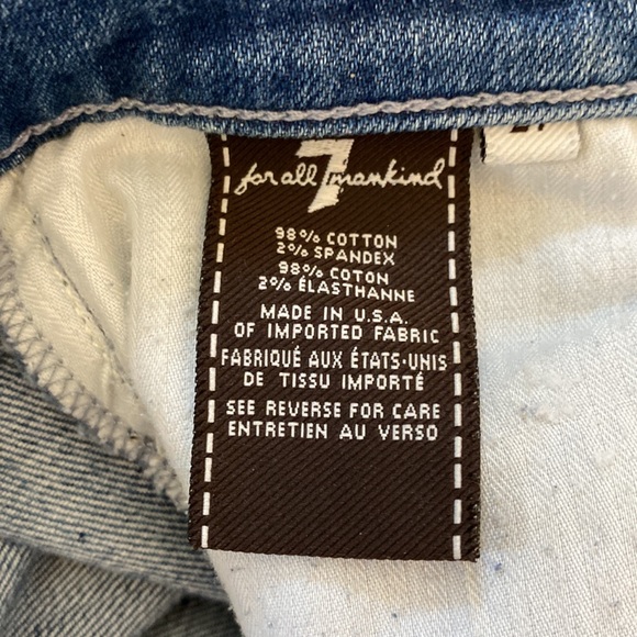 7 For All Mankind josefina skinny boyfriend jeans - 27 - Picture 5 of 7